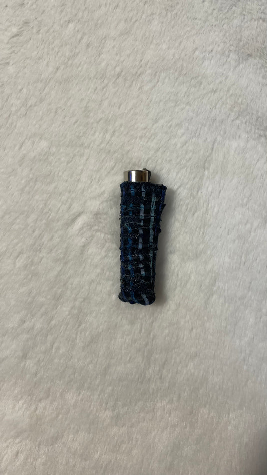 Blue lighter sleeve