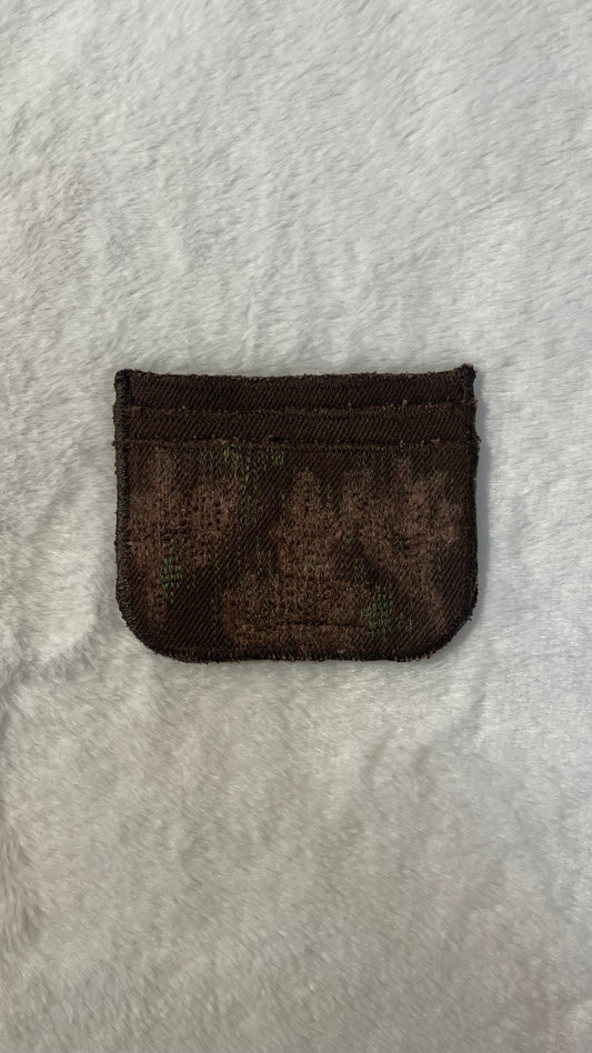 Woody denim cardholder
