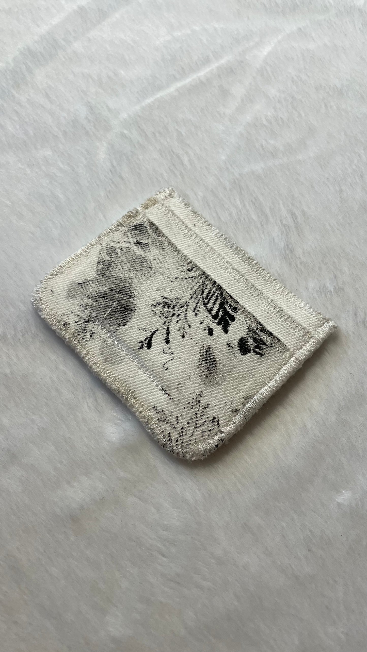 White painter cardholder