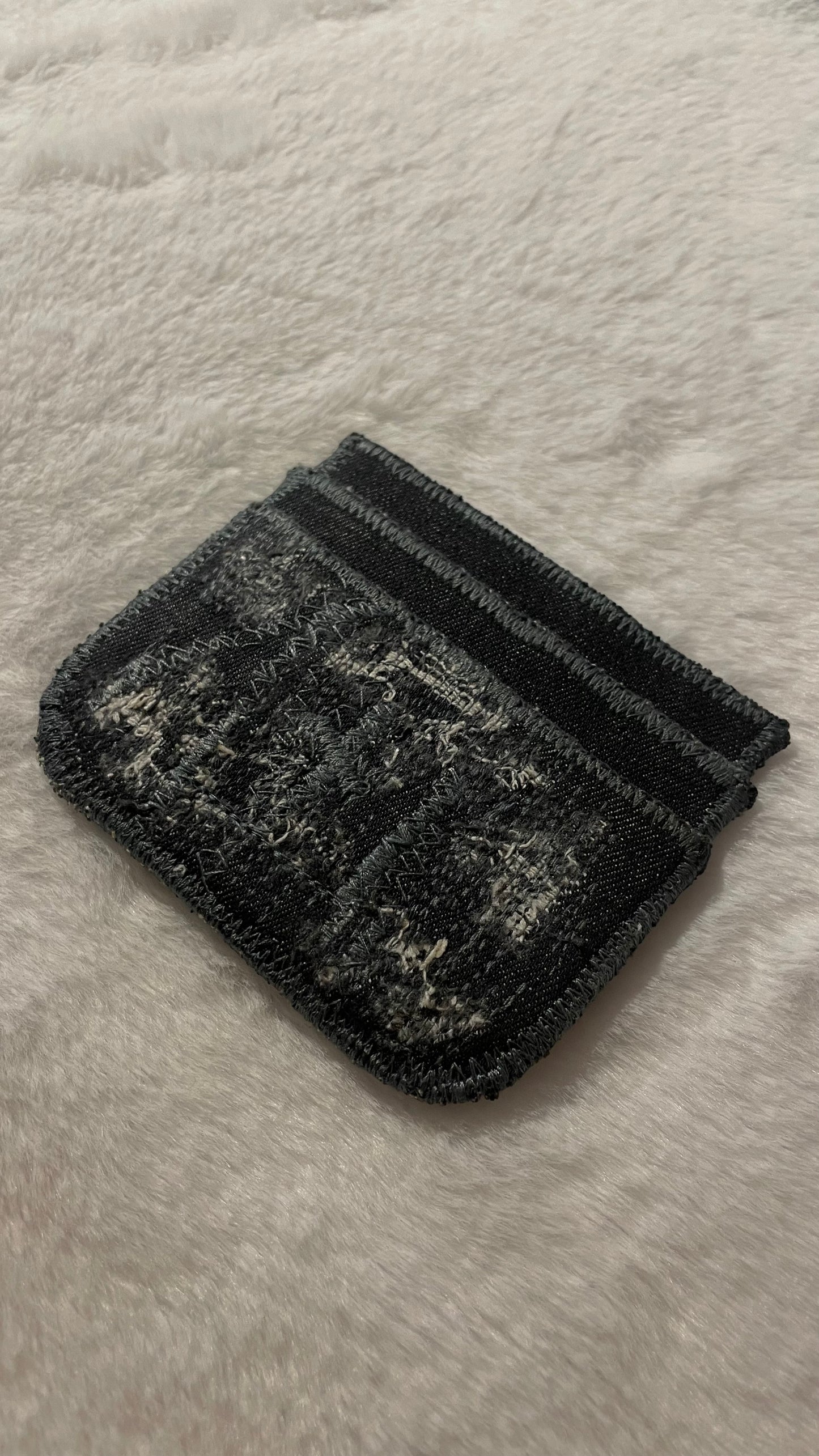 Sliver denim cardholder