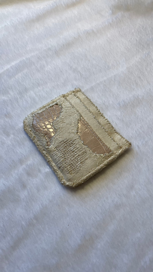 Canvas hybrid cardholder