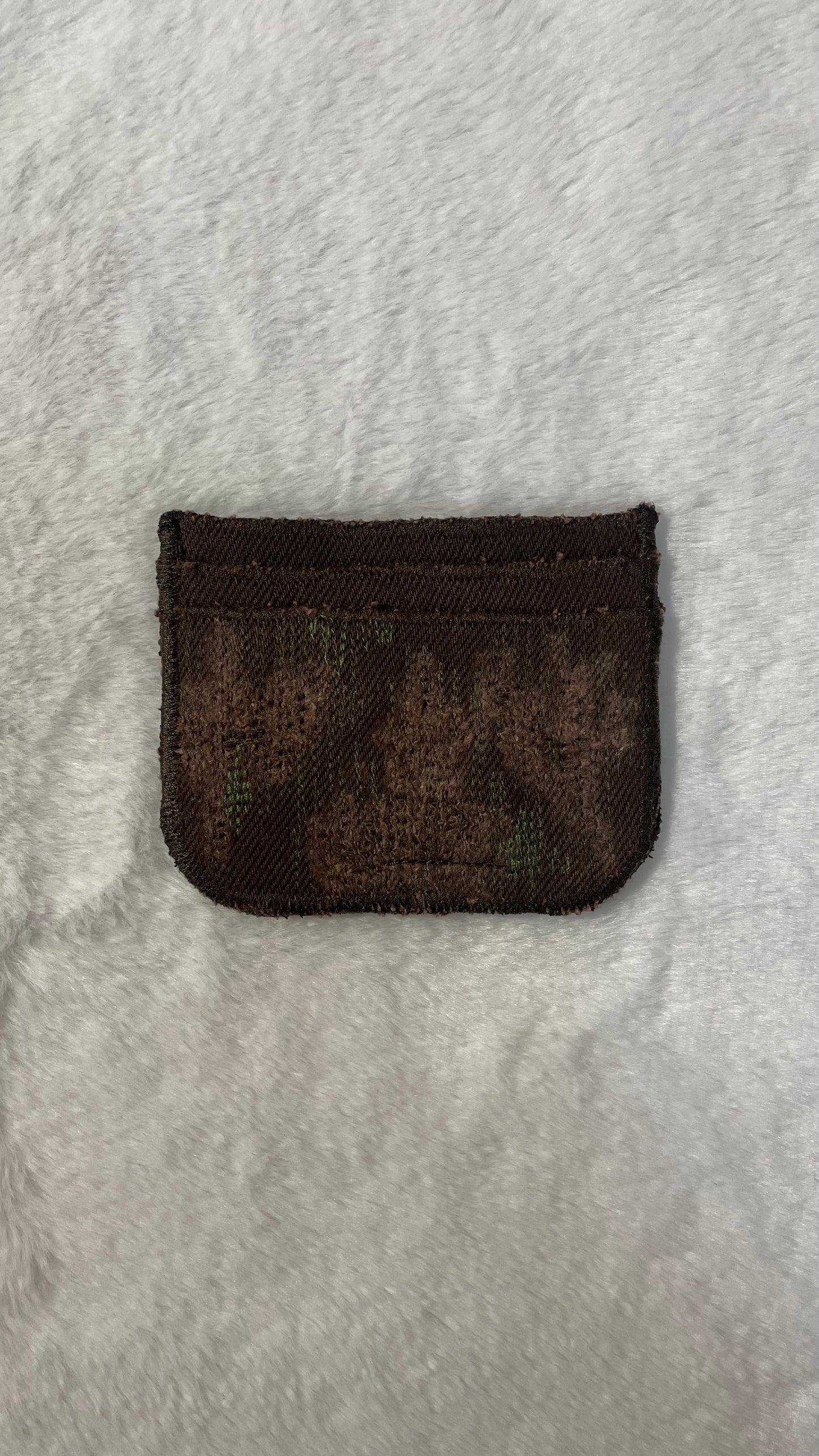 Woody denim cardholder