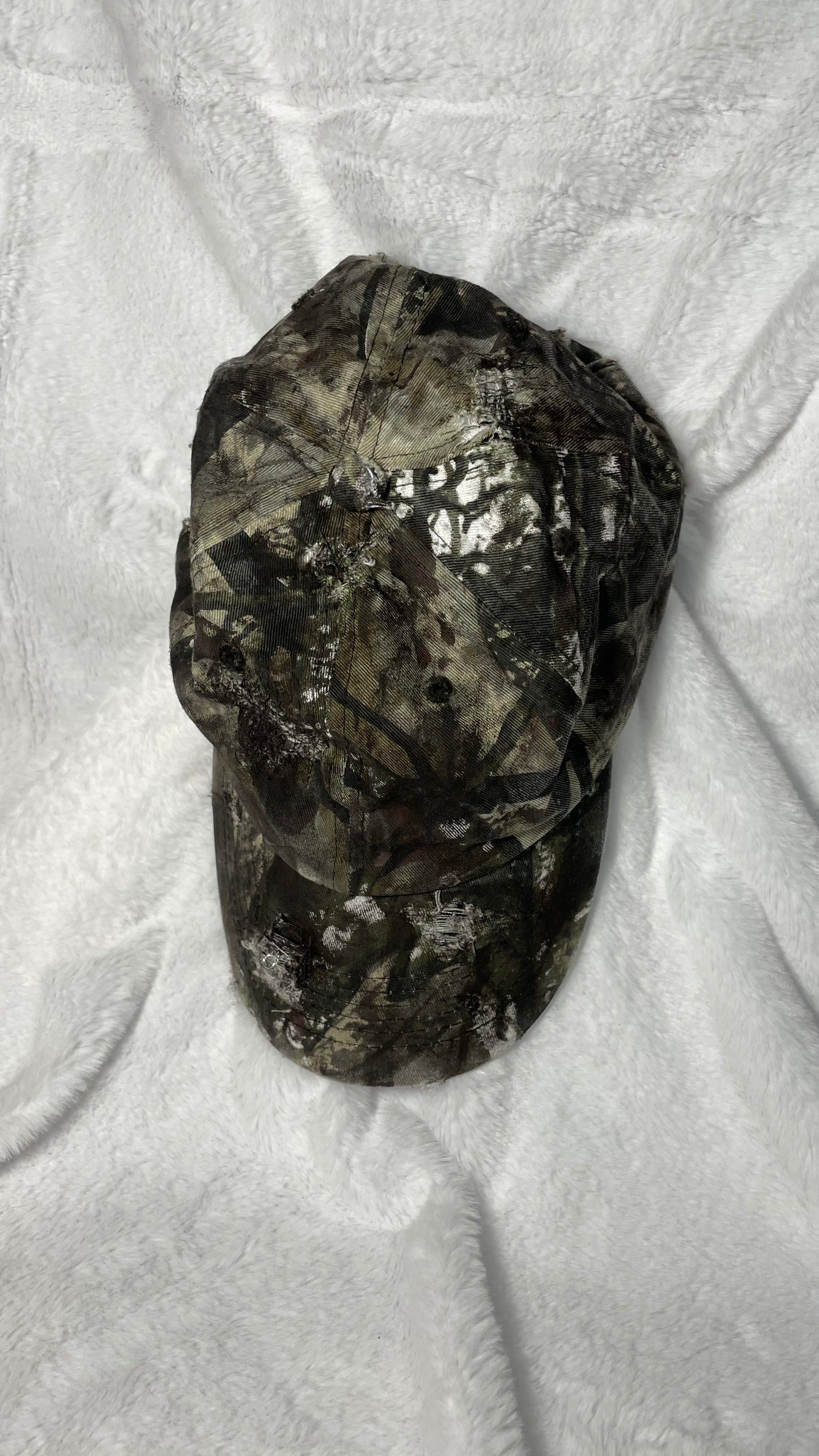 Camo denim hat