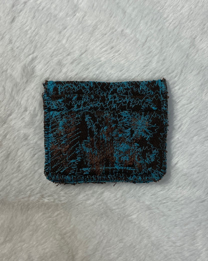 Electric denim cardholder