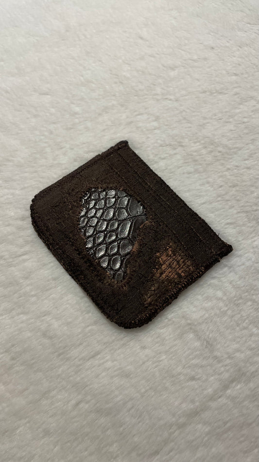 Brown cardholder