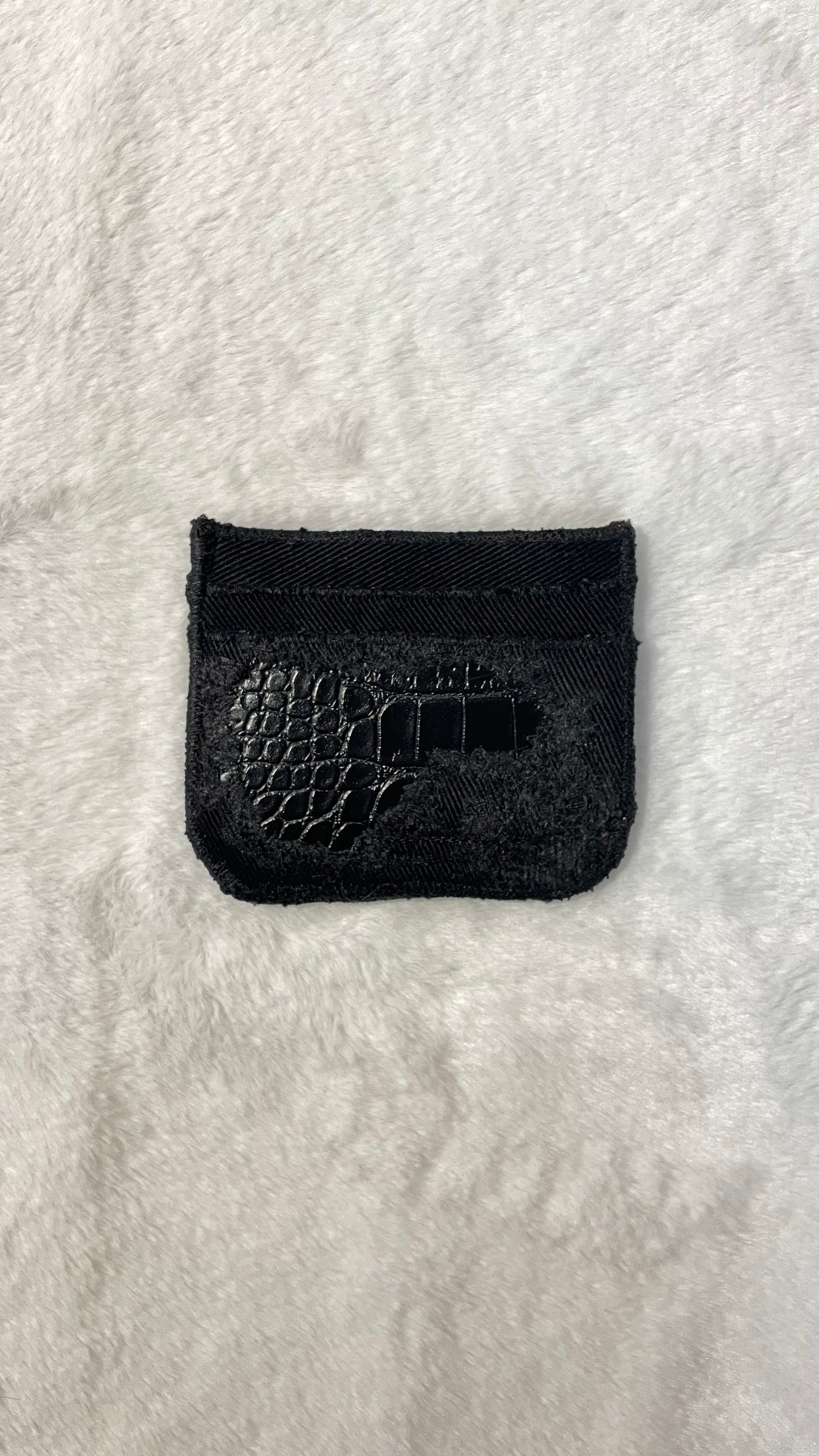Black hybrid cardholder