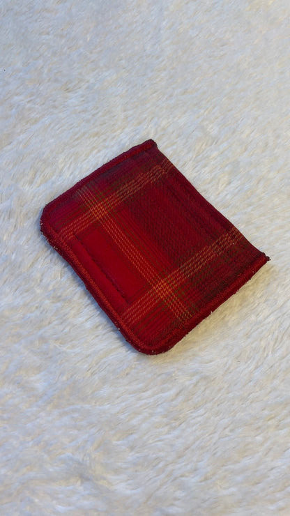 Flannel cardholder 5
