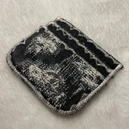 Navy denim cardholder