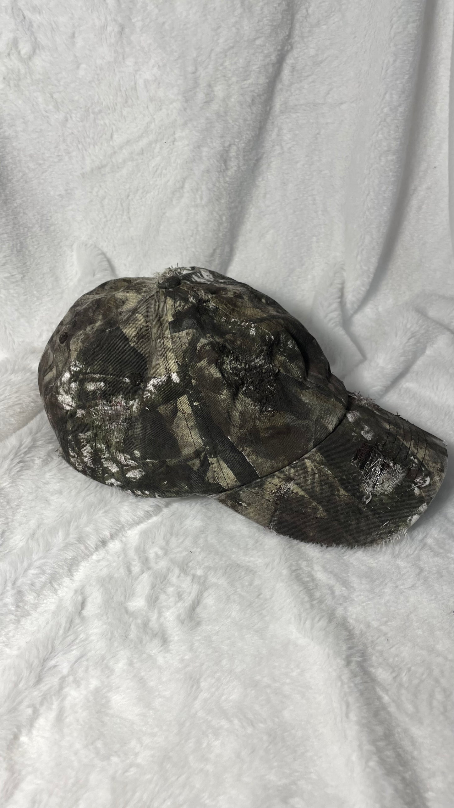 Camo denim hat