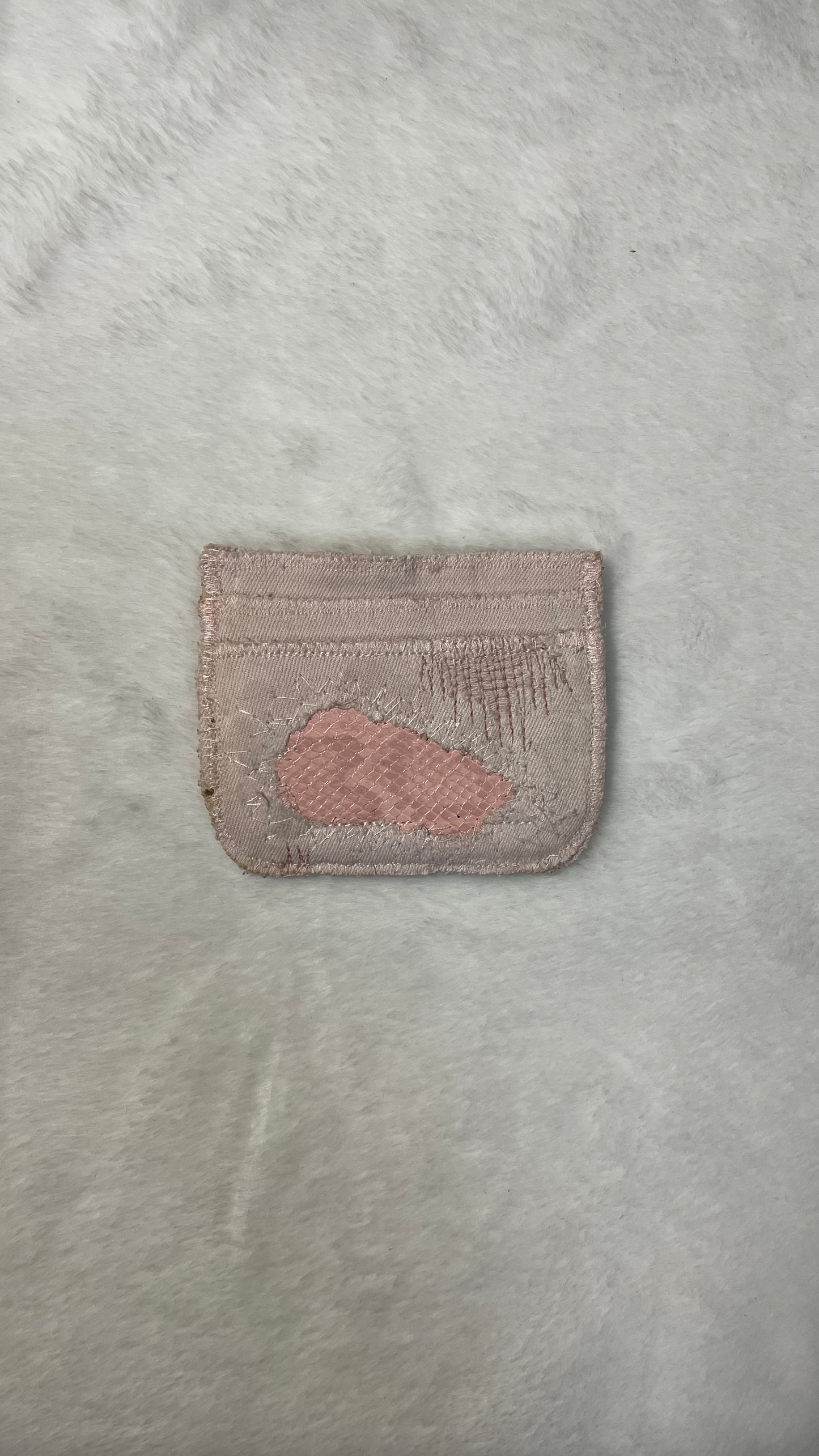 Pink hybrid cardholder