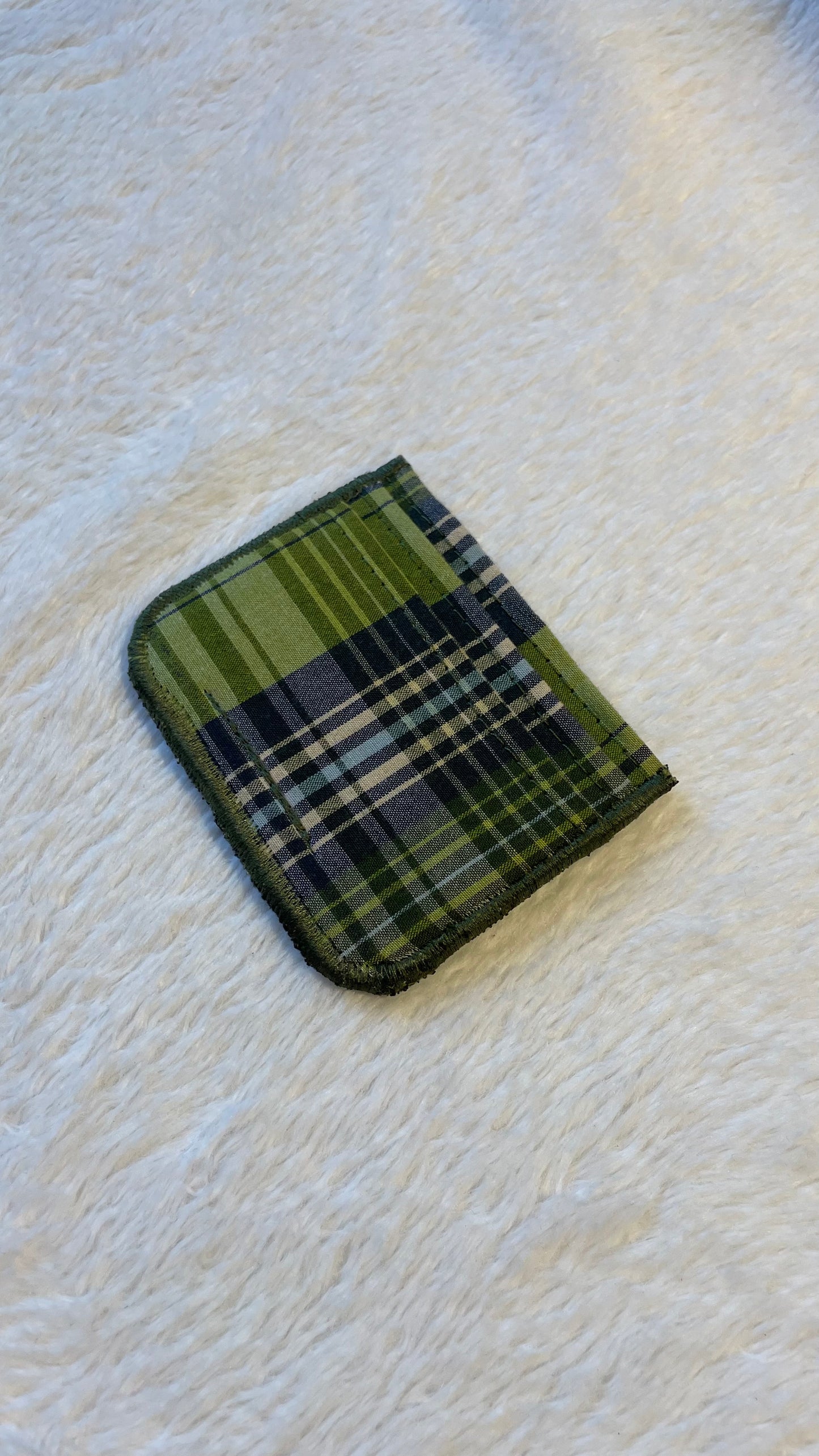 Flannel cardholder 3