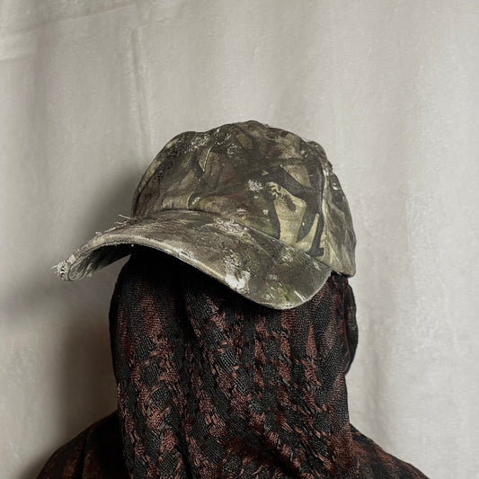 Camo denim hat