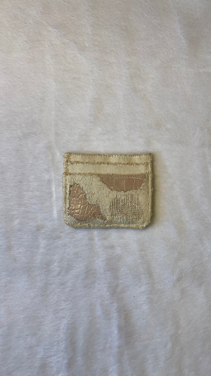 Canvas hybrid cardholder