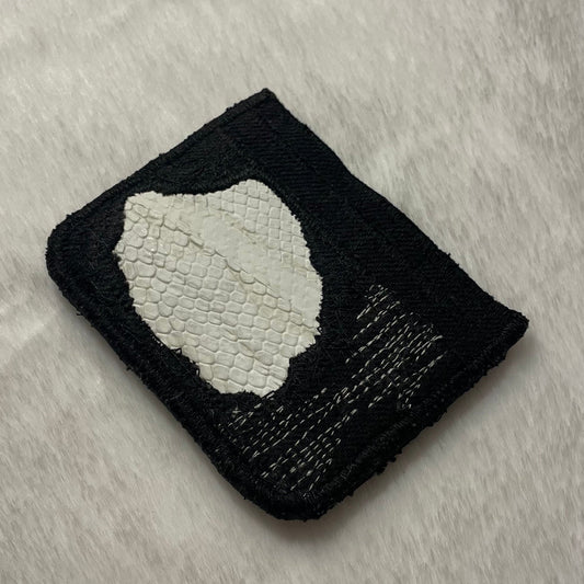Black and white cardholder