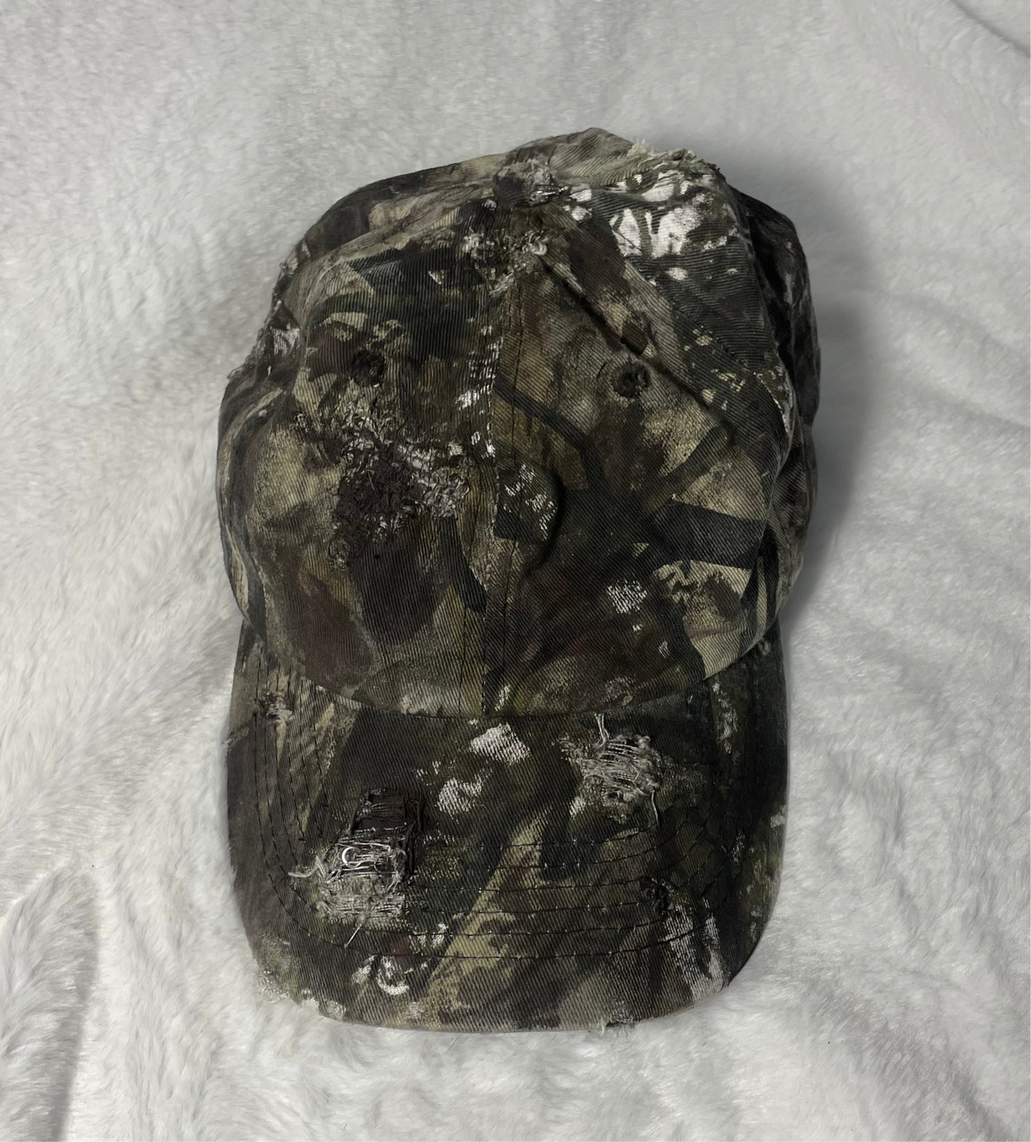 Camo denim hat