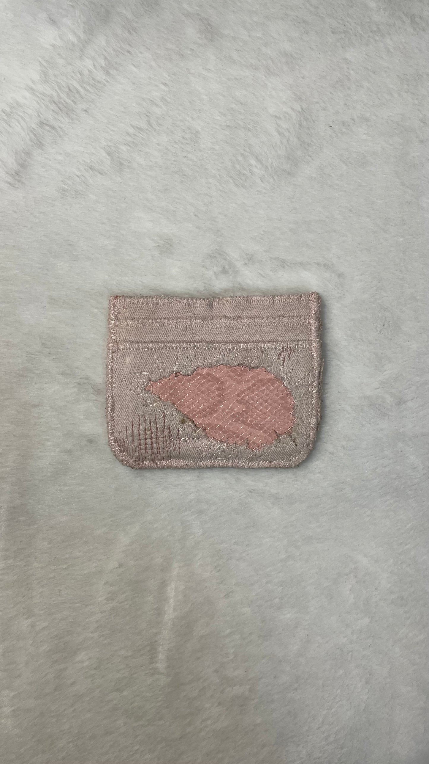 Pink hybrid cardholder