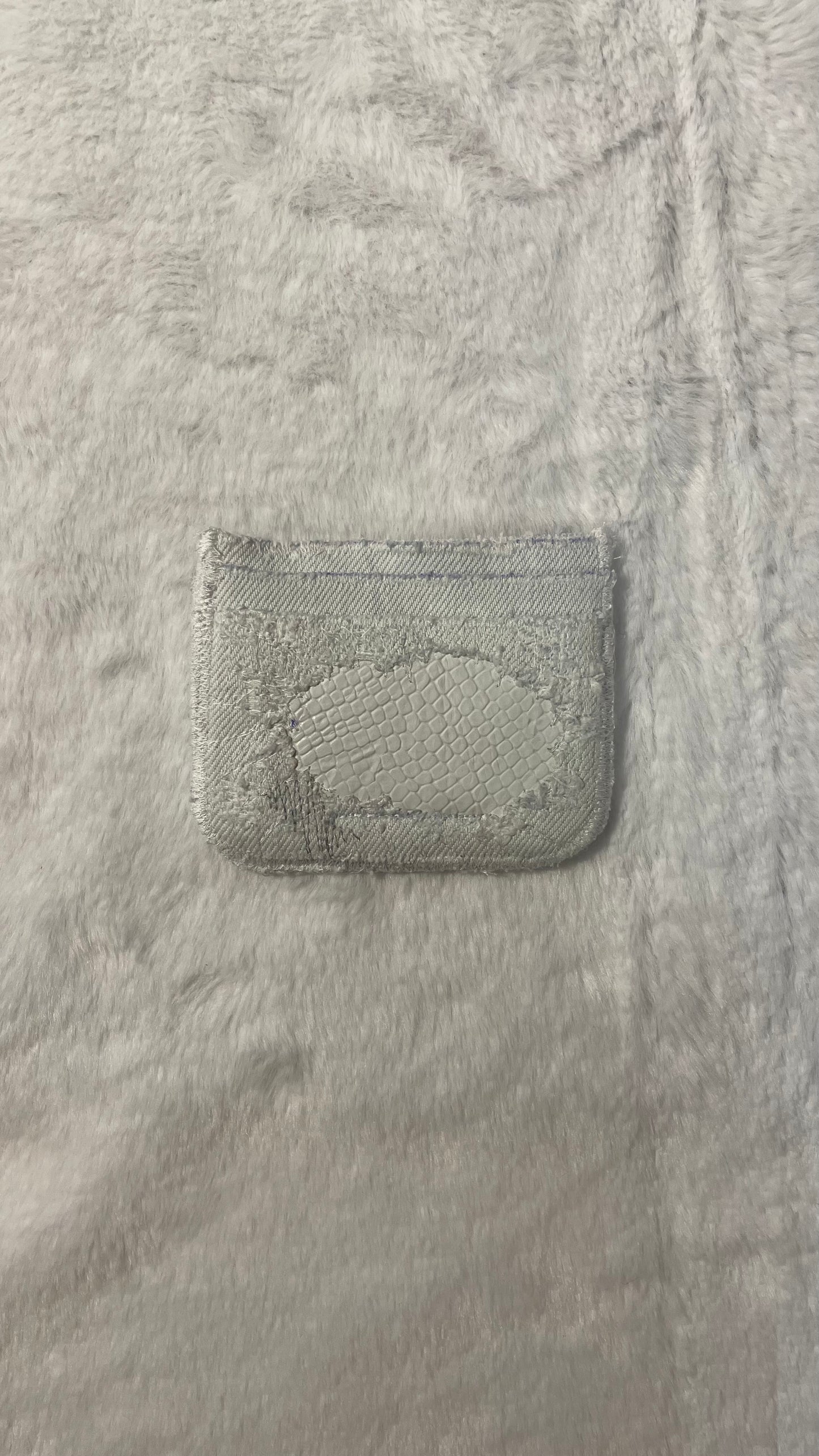 White hybrid cardholder