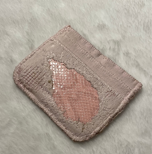 Pink hybrid cardholder