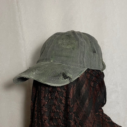 Green denim hat
