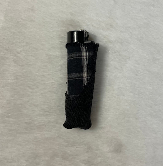 Black flannel lighter sleeve
