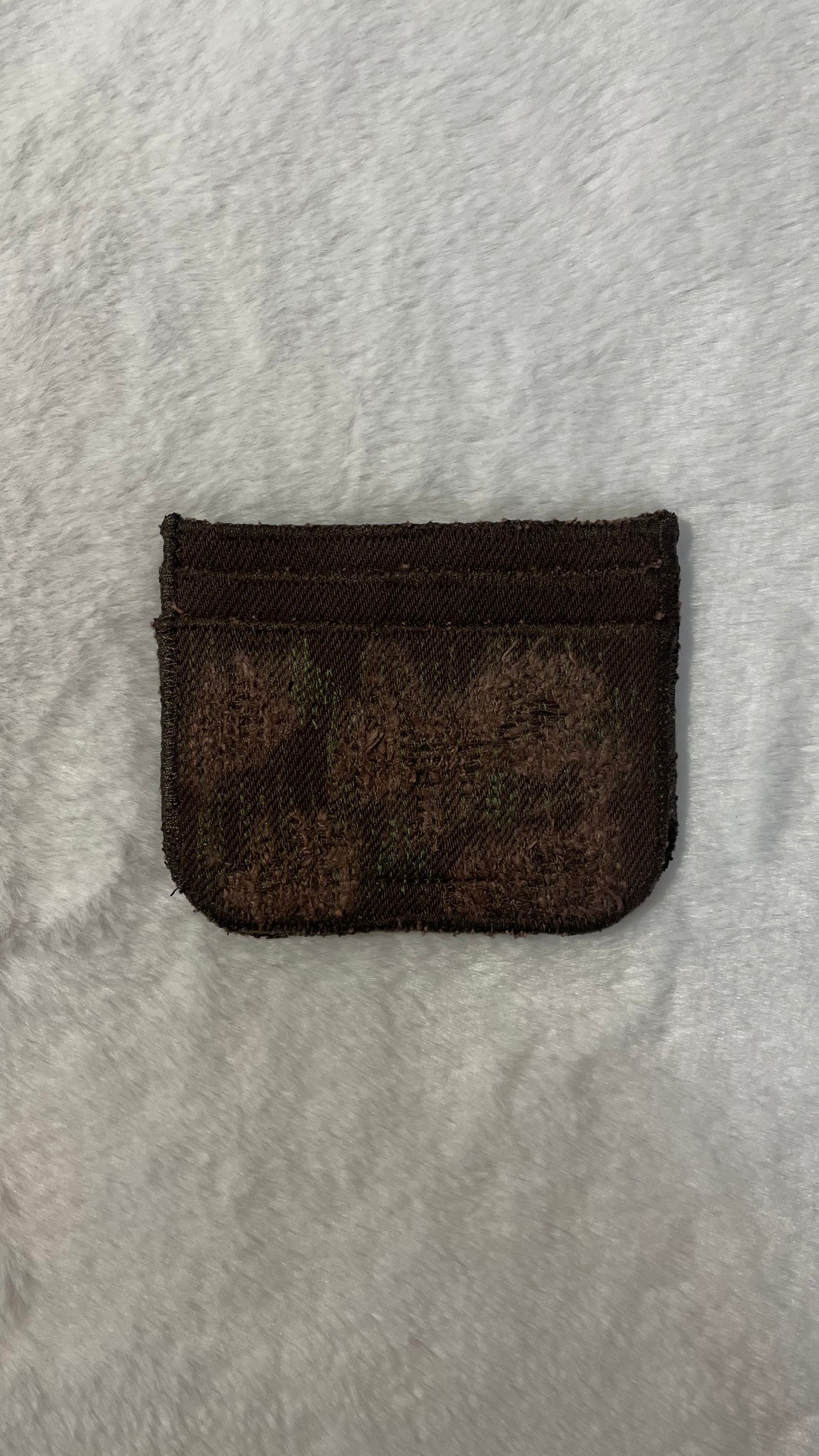 Woody denim cardholder