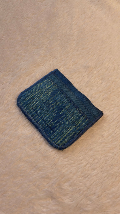 Blue denim cardholder