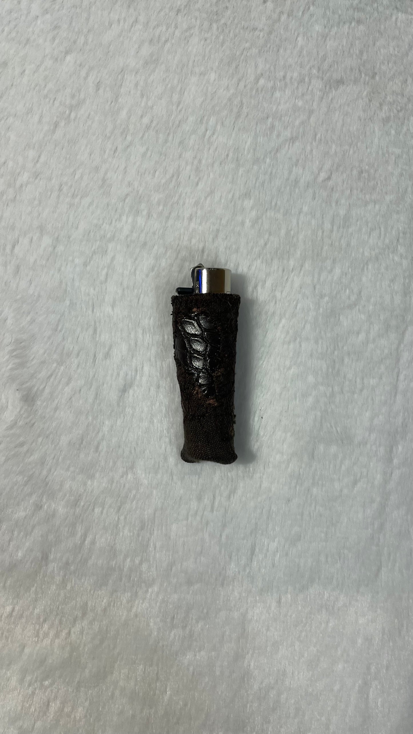 Brown lighter sleeve