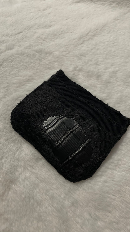 Black hybrid cardholder