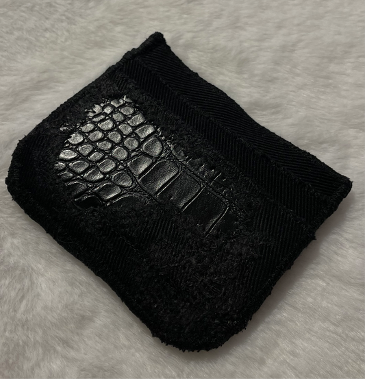 Black hybrid cardholder