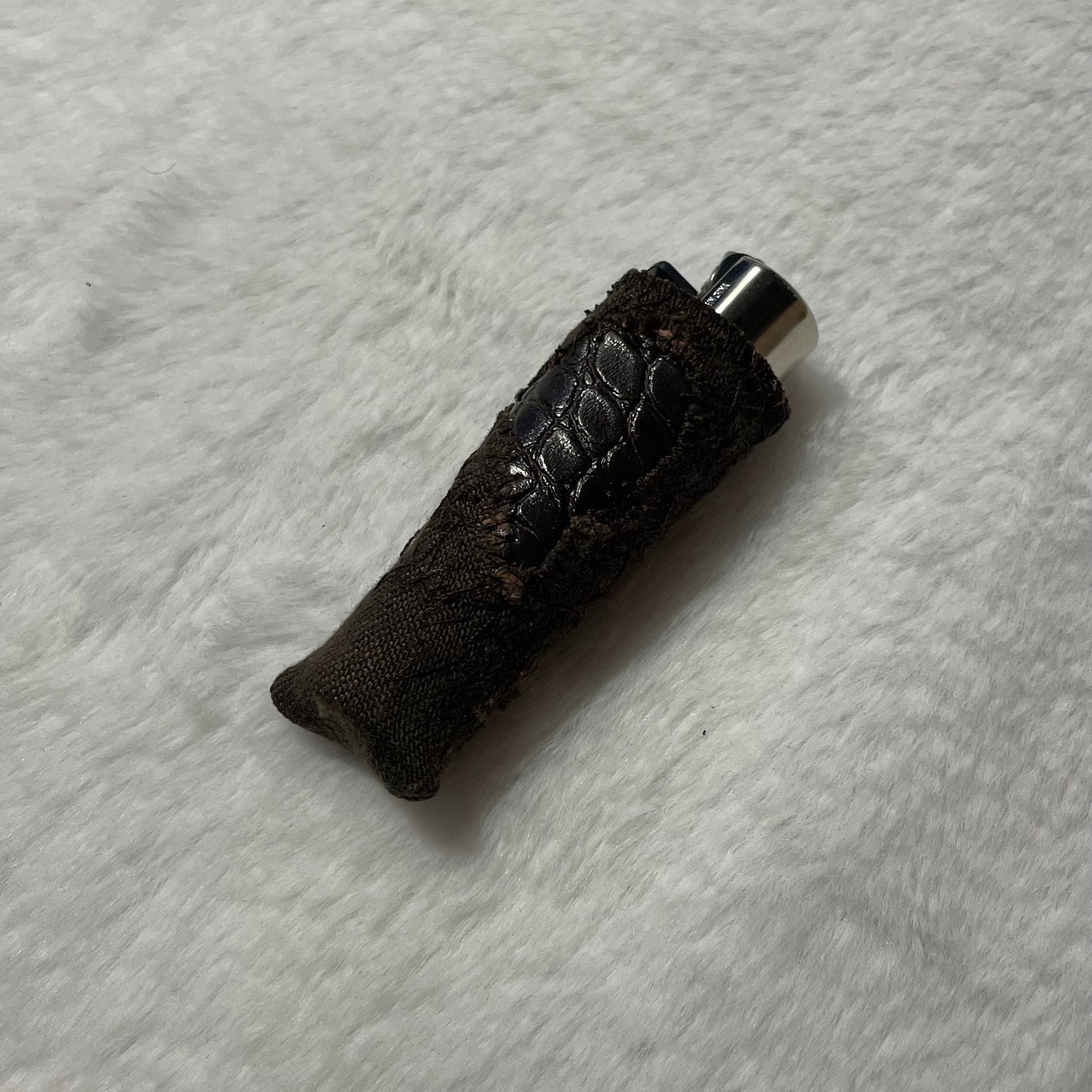 Brown lighter sleeve